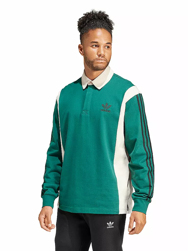 Adidas polo sweatshirt deals